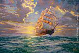 Voyage Canvas Paintings - Courageous Voyage